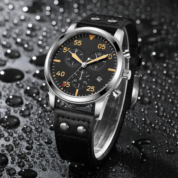 P-51 Night Ops Chronograph – JS05 Pilot Edition